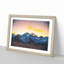 Pink Sky over the Mountain Top - Picture Frame Painting Print-55583935-55583934