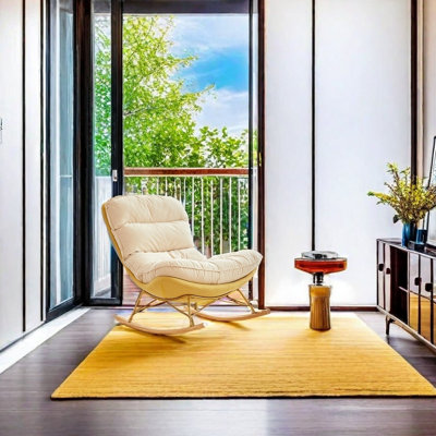 Chaise berçante élégante, confortable et décontractée