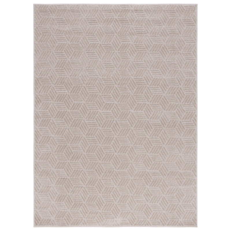 Jalyssa Pattern And Solid Performance Geometric Rug, Rectangle 9' x 13'