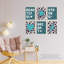 Leopard Pattern Bold Shapes - 3 Piece No Frame Print Set-88622419-88622422