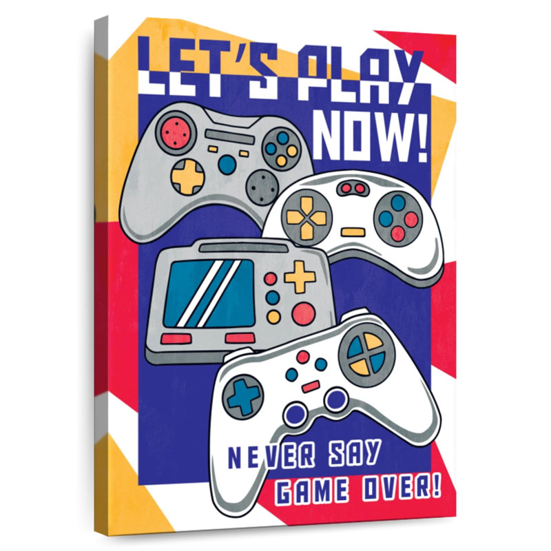 Senne Never Say Game Over, 30" H x 20" W