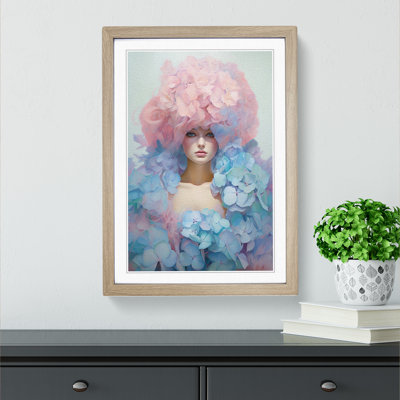 Hydrangea Conceptual No.2 - Framed Print