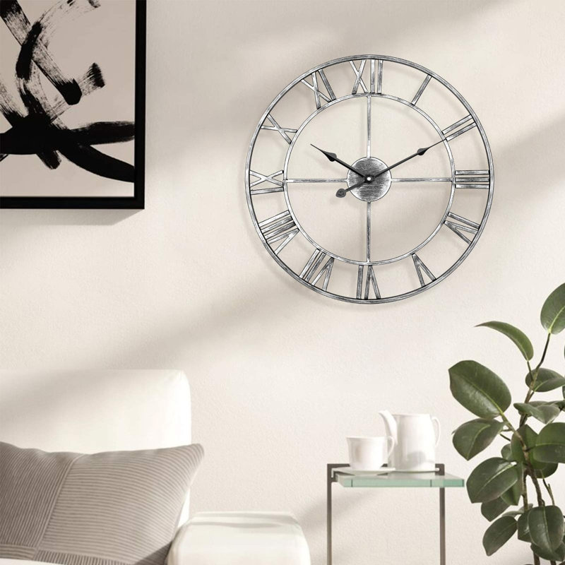 Wall Clock, Silver