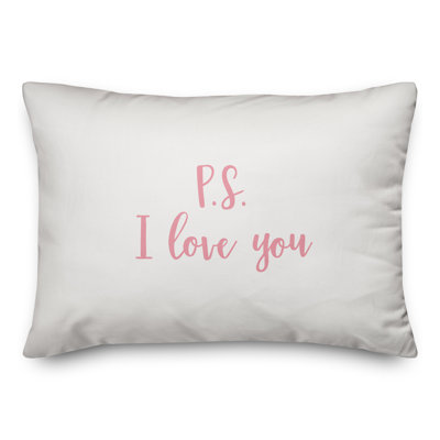  P.S. Coussin décoratif I Love You