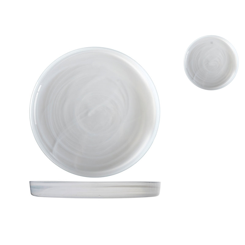 6 Plates Vtr Alabaster Bb Cm21xh2,5
