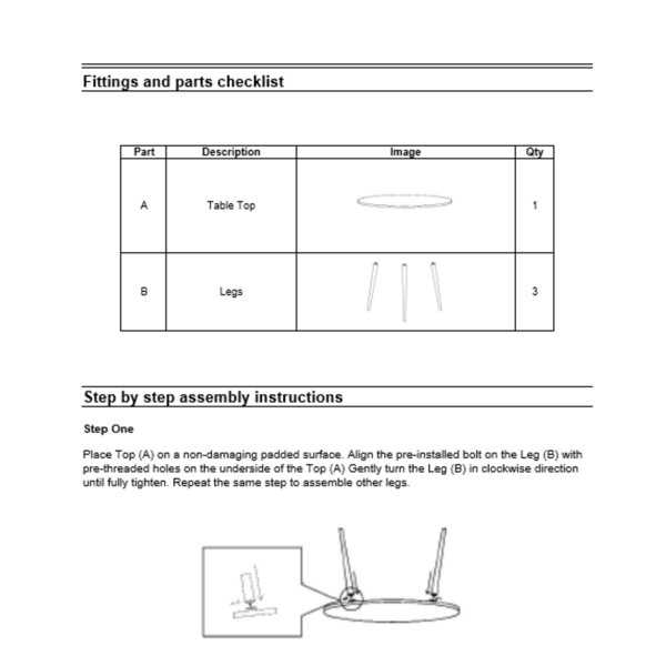 Dimensions du produit