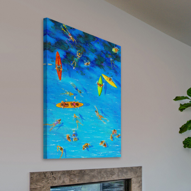 Mica - Wrapped Canvas Painting, 91cm H x 61cm W x 3.81cm D