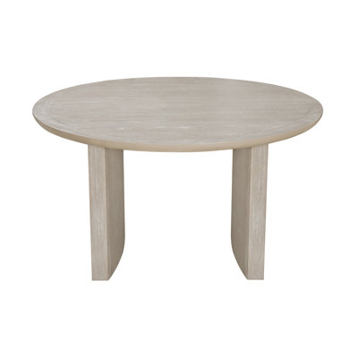 Aruna Oak Round Solid Wood Dining Table
