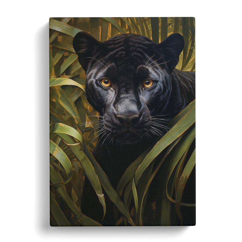 Panther Symbolism No.2 - Wrapped Canvas, 76cm H x 50cm W x 3cm D
