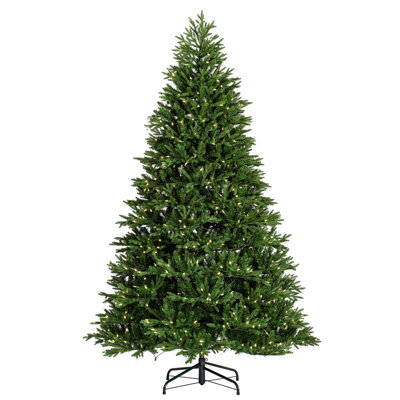 7.5' Lighted Artificial Fir Christmas Tree