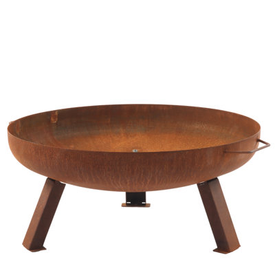 Hoy Round Steel Wood Burning Fire Pit