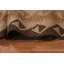 Tapis oriental brun en laine Kilim 7 x 10