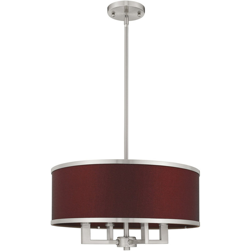 4 - Light Drum Chandelier