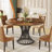 Ashiyah Round Metal Base Dining Table-1807005935-1749463401