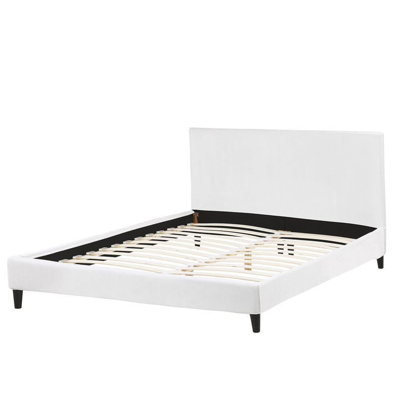 Gustavo Upholstered Bed, Kingsize (5'), White