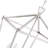 Demetrise 6-Light Geometric Cage Lantern Pendant Light with Brushed Nickel Finish
