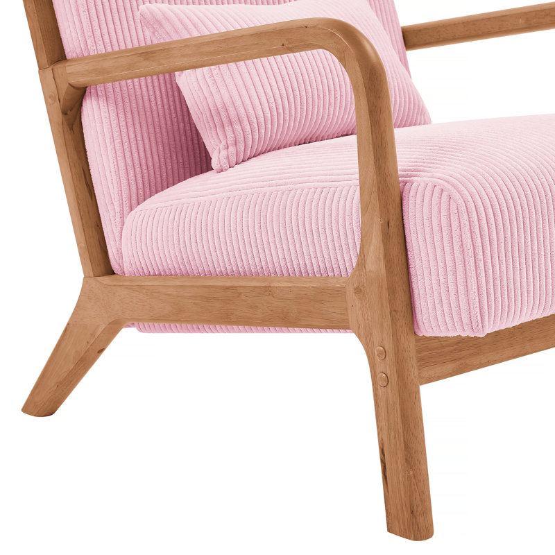 Chaise longue en bois, Pink