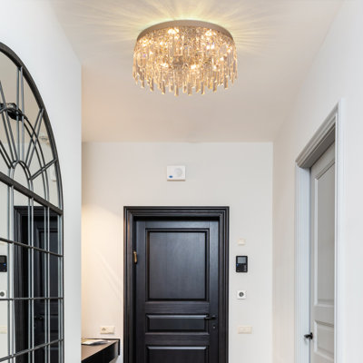 Retsof 1 - Light Crystal LED Chandelier