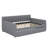 Full-Sized Upholstered Daybed With An Integrated Trundle-1998382366