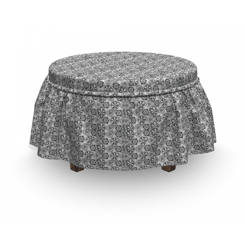 Housse pour repose-pieds de jardin sketch