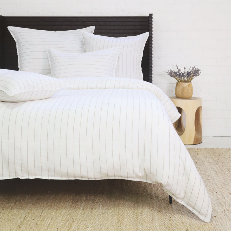 Blake Linen Duvet Cover, Queen Duvet Cover