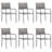Zarrukh 6 - Person Wicker Patio Dining Set with Rectangular Table-1435623416