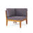 ASTON 4-PIECE SOFA SET, DARK GRAY
