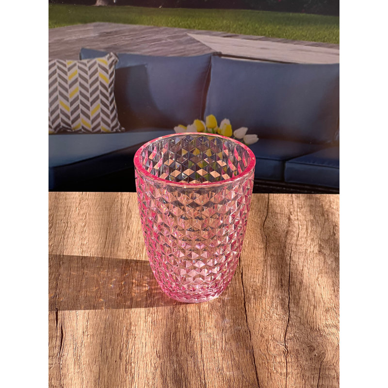 Verre à boire en acrylique Calera, Rose, Verre à vin