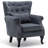 Tufted Wingback Chair-1696519401