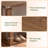 70" Solid Wood Entryway Bench