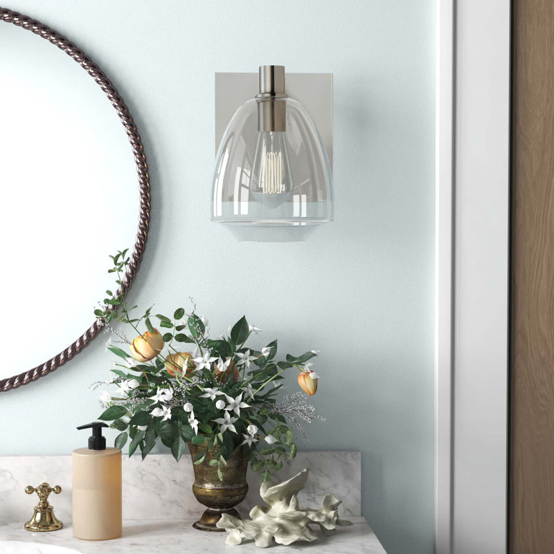 Caudillo Armed Sconce, Satin Nickel