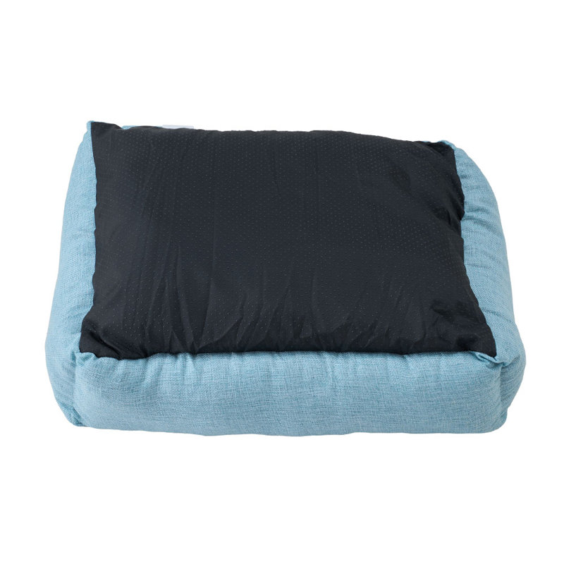 Polyester Pet Bed, Blue, 21cm H x 55cm W x 41cm D