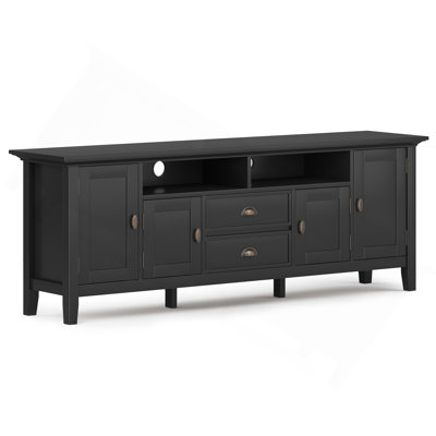 Meuble télé 72 po - Noir