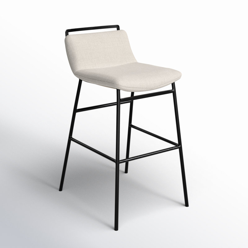 Mylo Upholstered Counter Stool - Metal Frame | Wayfair