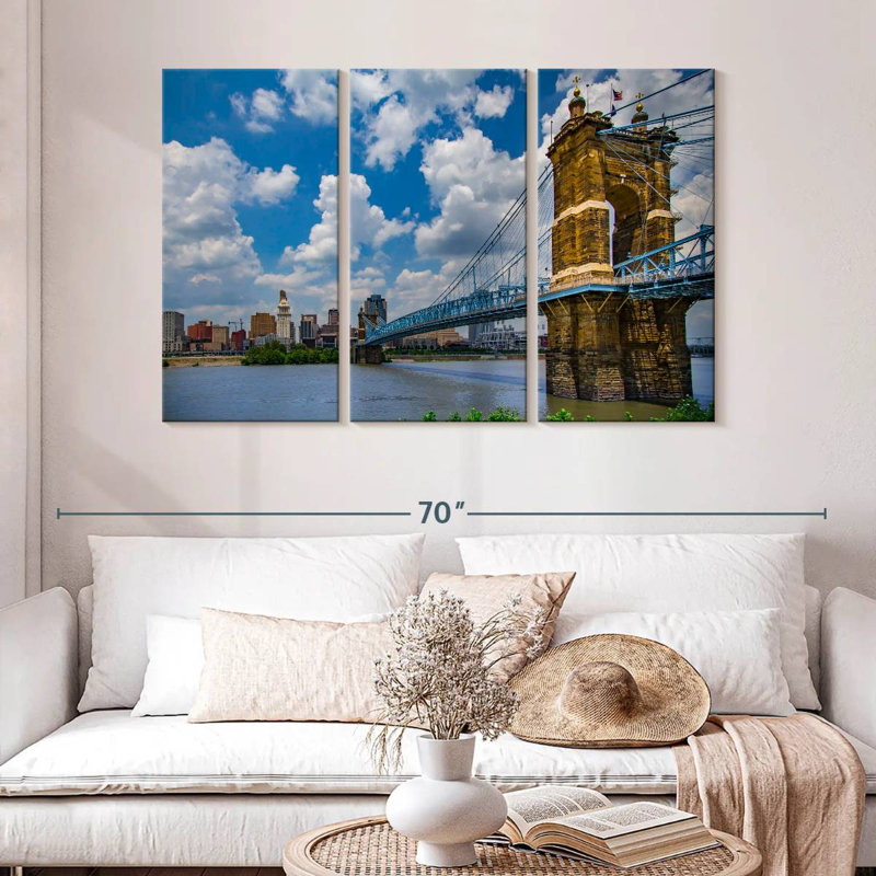 Horizon du pont John Roebler, H 32 po x l 50 po