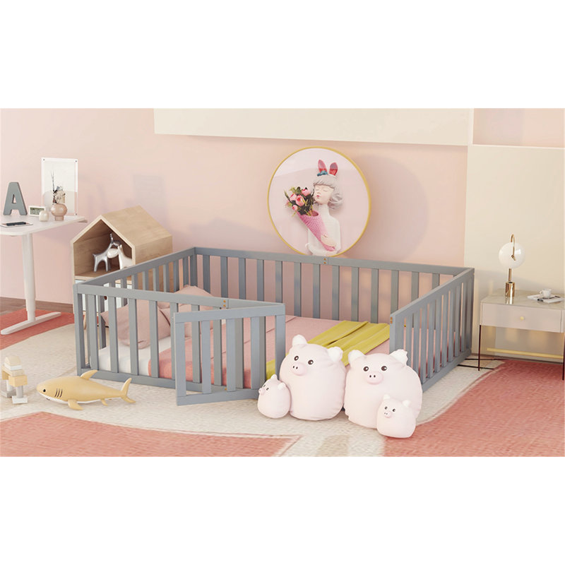 Lit de jour Jeraldy par Harriet Bee, Double, Gris