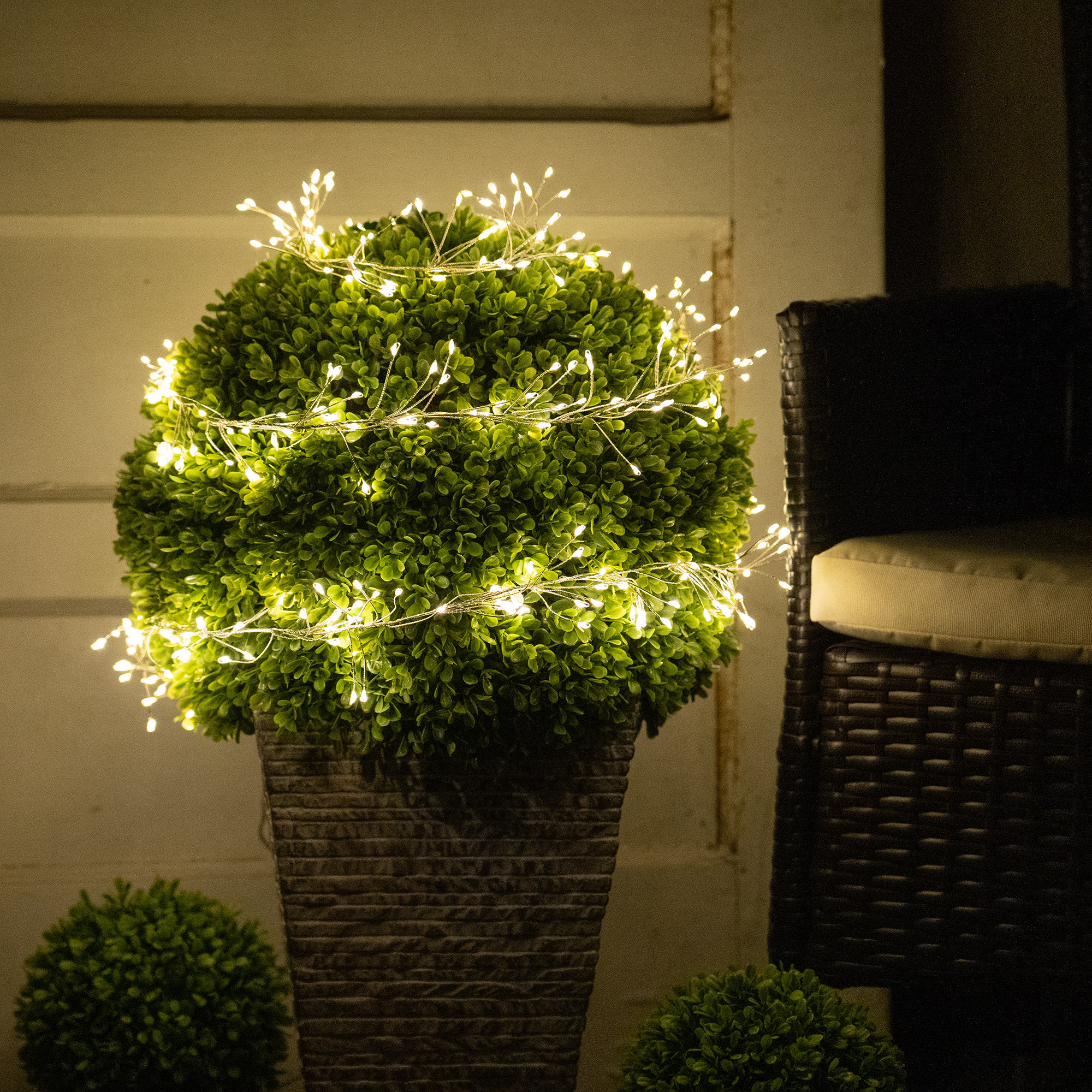 96'' LED String Lights, Warm White