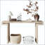 Console rustique avec finition en bois vieilli-1049095408
