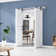 84'' Solid + Manufactured Wood Barn Doors Semi-Gloss with Installation Hardware Kit Bi-Fold Door