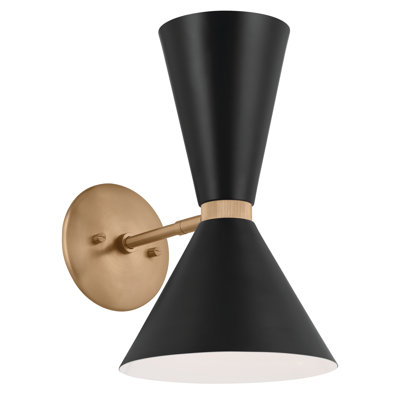 Asimina Steel Armed Sconce