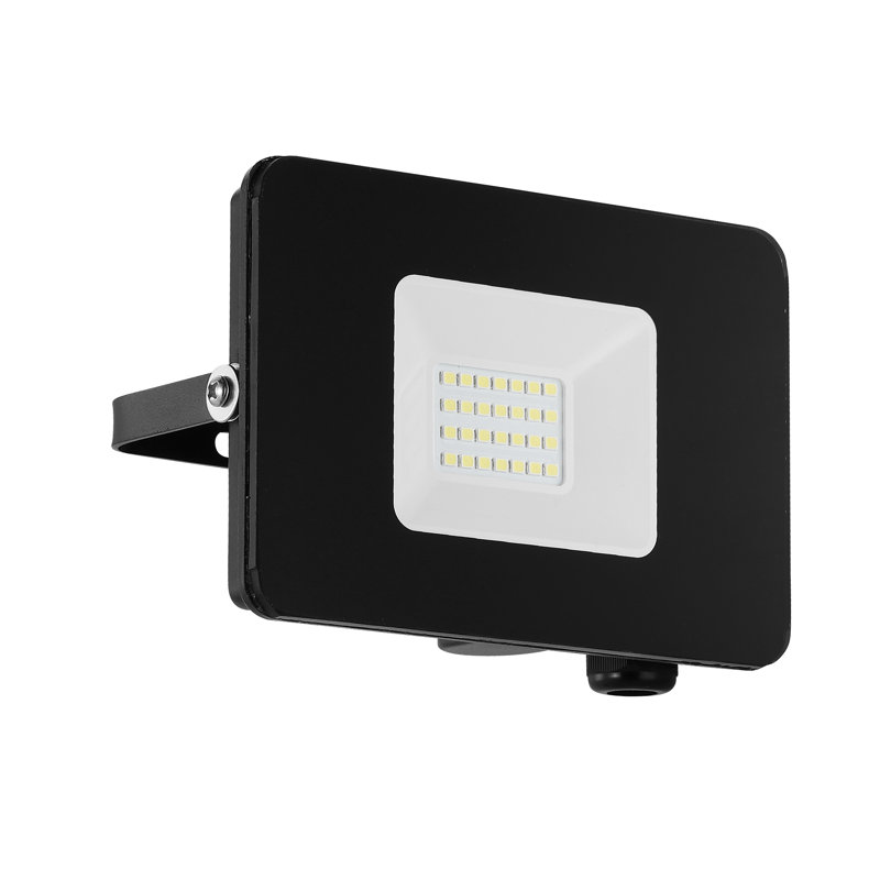 Faedo Integrated LED Outdoor Armed Sconce, 95cm H x 130cm W x 3cm D, Black