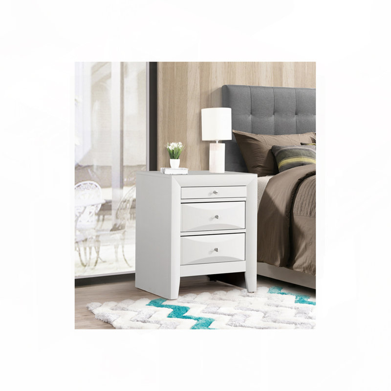 Elegant White Nightstand
