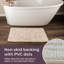 Ensemble de 2 tapis de bain en mousse viscoélastique Lavish Home, taupe-197992104