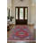 Martwon Collection Digital Print Cotton-Polyester Red Navy Rug-1957113069