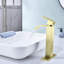 Single Handle Bathroom Vanity Sink Faucet with Waterfall Spout