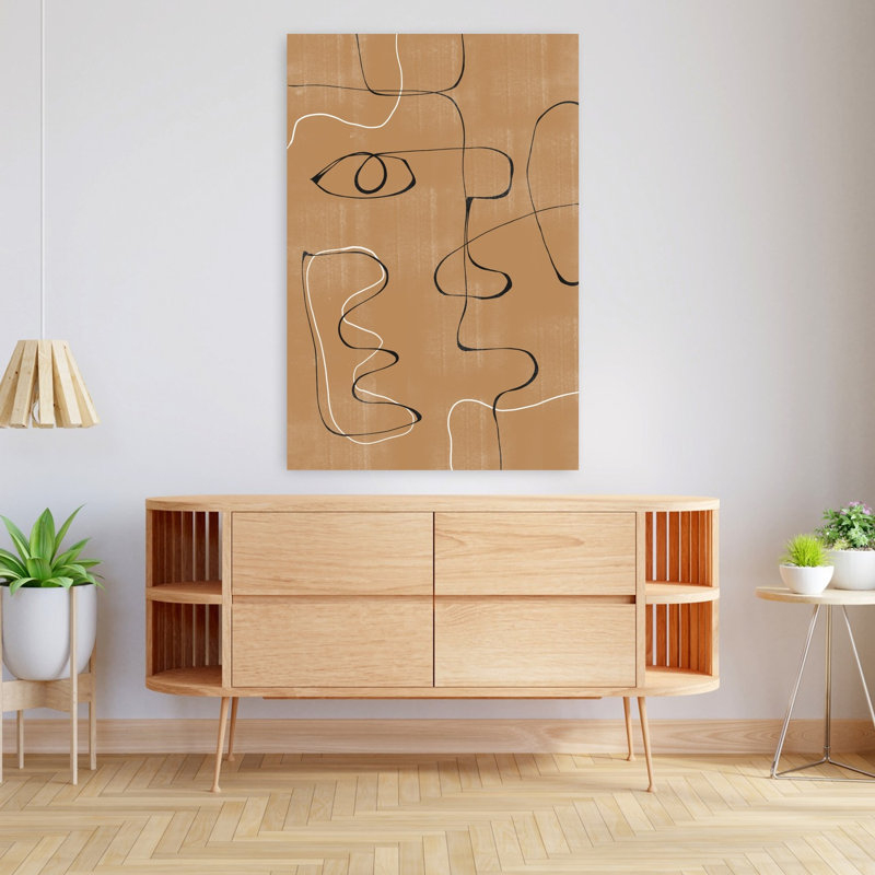 Art contemporain, art moderne abstrait, 48" H x 32" W