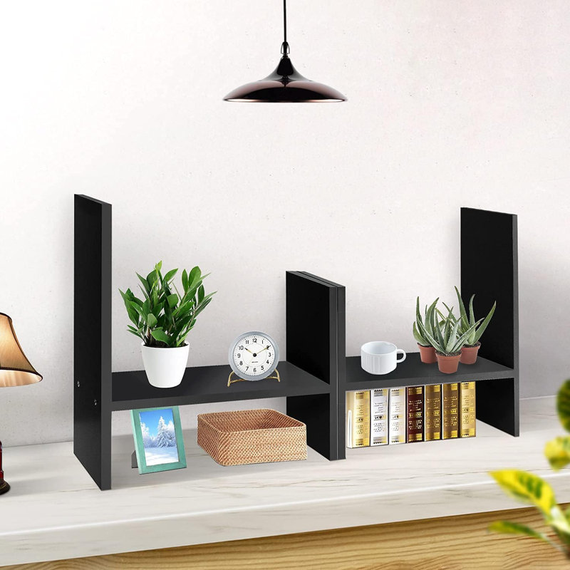 Office Desktop Storage Box And Locker, Black