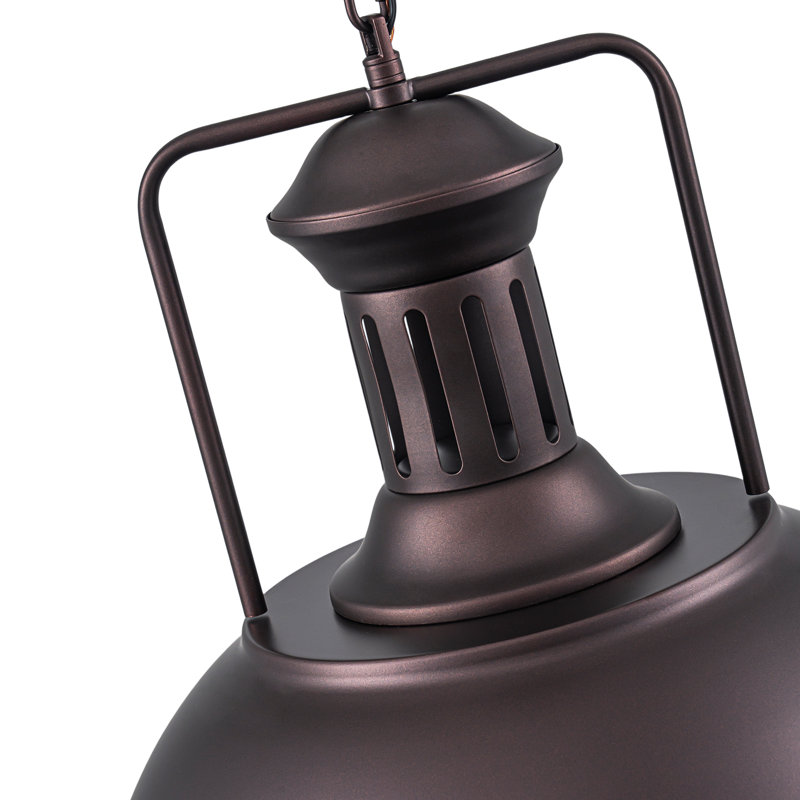Luminaire suspendu en forme de dôme à 1 lumière Southsea, Oil Rubbed Bronze