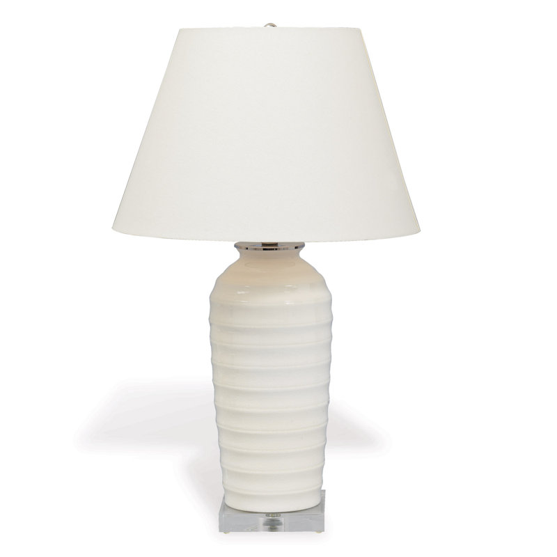 Lampe de table 31 po Playa, Ivoire