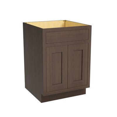 Armoire de cuisine avec lavabo et tiroir F 24 po x H 34,5 po x P 25 po prêt à assembler